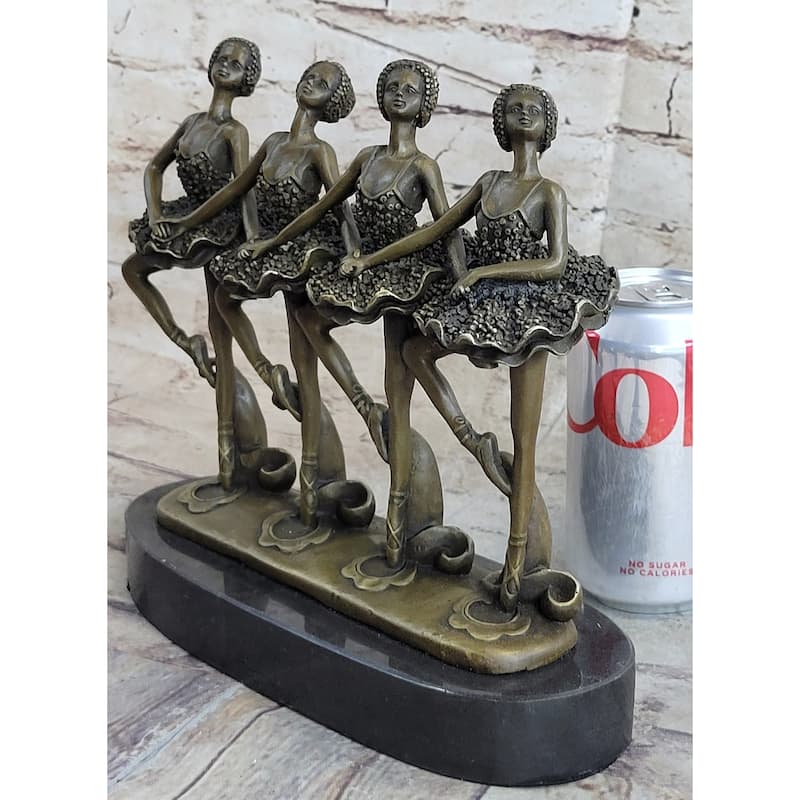 Hot Selling 100 Percent Bronze Modern Ballerina Dancer Sculpture Ballet Figurine Bron