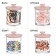 preview thumbnail 6 of 37, mDesign Round Storage Apothecary Canister for Bathroom, 2 Pack
