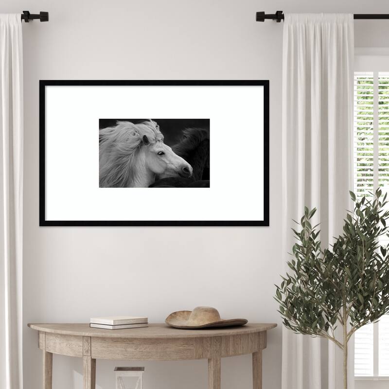 Bad Hair Day by John Fan Wood Framed Wall Art Print