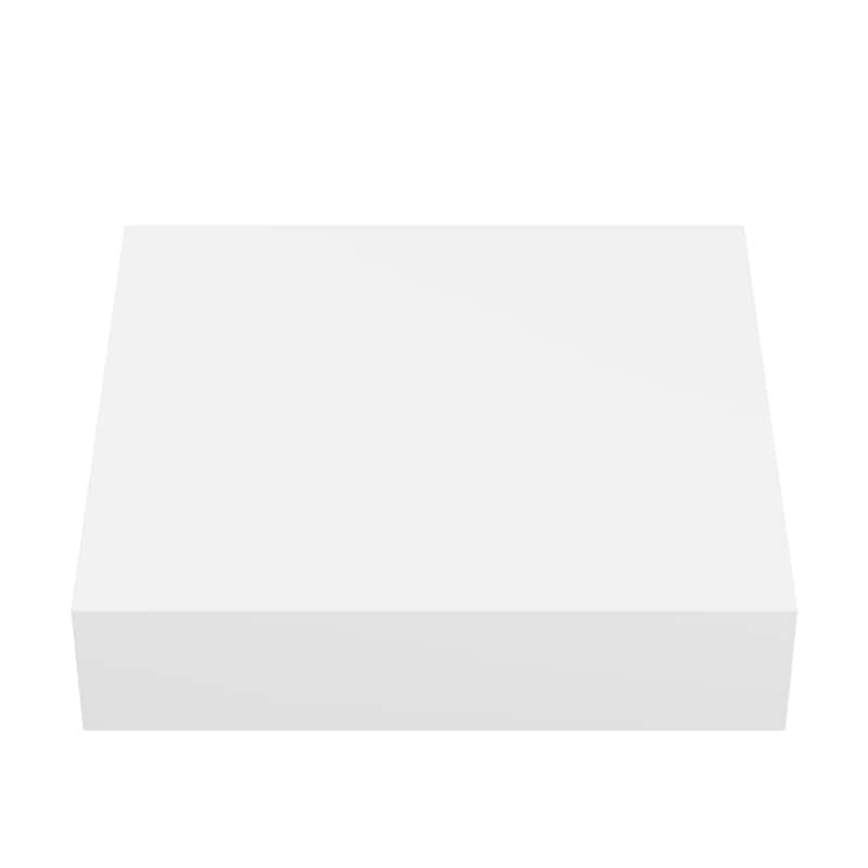 Monaco 24" Floating Bathroom Shelf In Glossy White (Sm-Vs252) - 23.75" x 21.8125" x 3.1875"