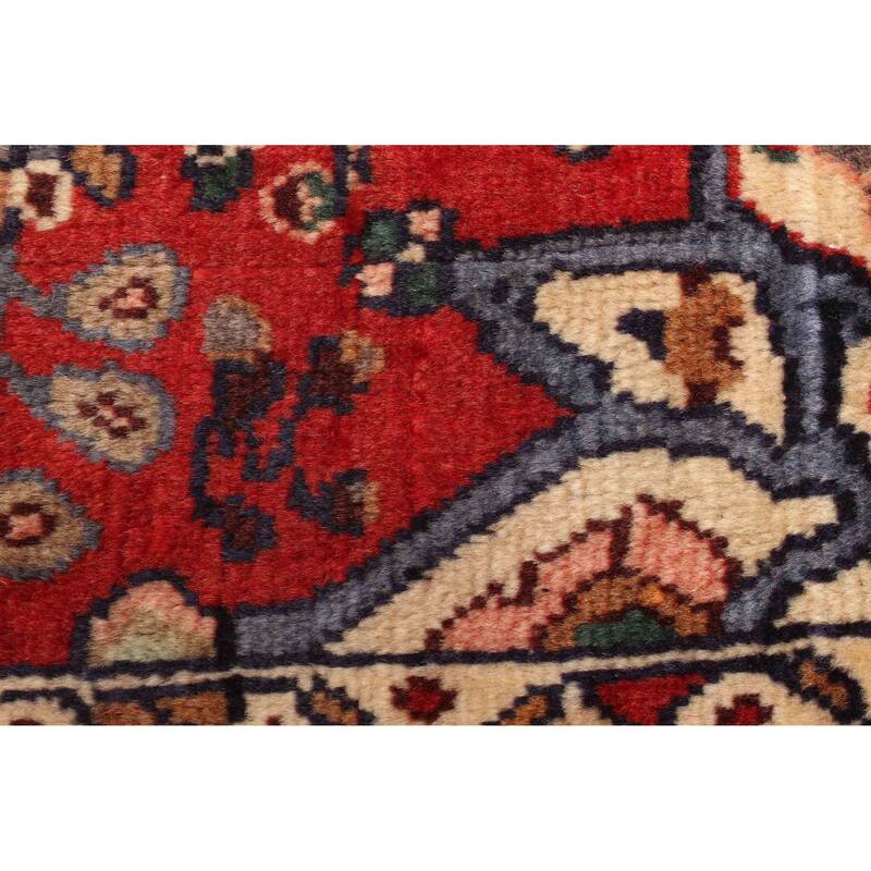ECARPETGALLERY Hand-knotted Anadol Red Wool Rug - 3'8 x 4'8