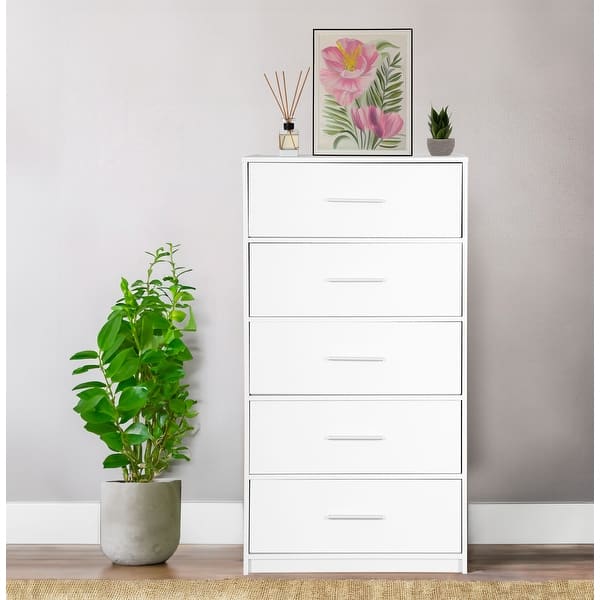 mainstays classic 5 drawer dresser white finish Mainstays Classic 5 Drawer Dresser, White Finish Jamaica