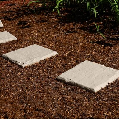 15.5"Beige Limestone Decorative Stepping Stones - 15.5 x 15.5 x 1.2 inches