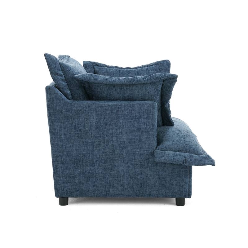 39"W Oversized Upholstered Chenille Comfy Cloud Accent Armchair
