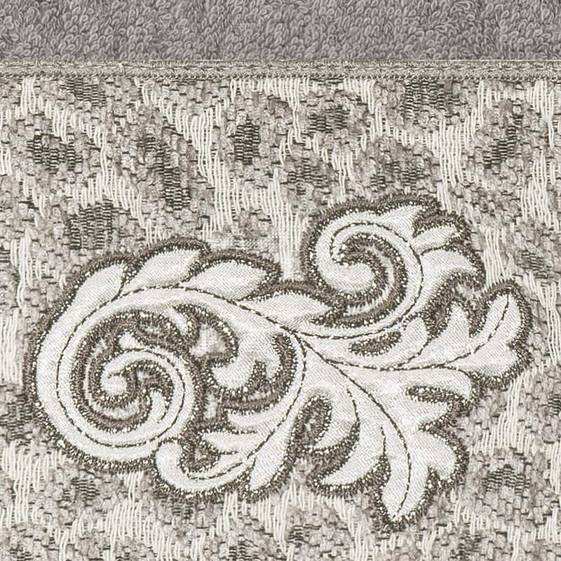 Authentic Hotel and Spa 100% Turkish Cotton April Embellished Hand Towel