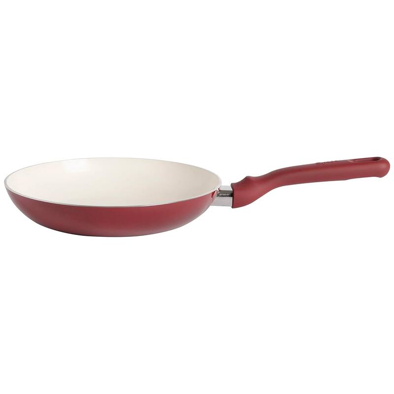 Spice By Tia Mowry 10 Piece Ceramic Nonstick Aluminum Cookware Set in Magenta
