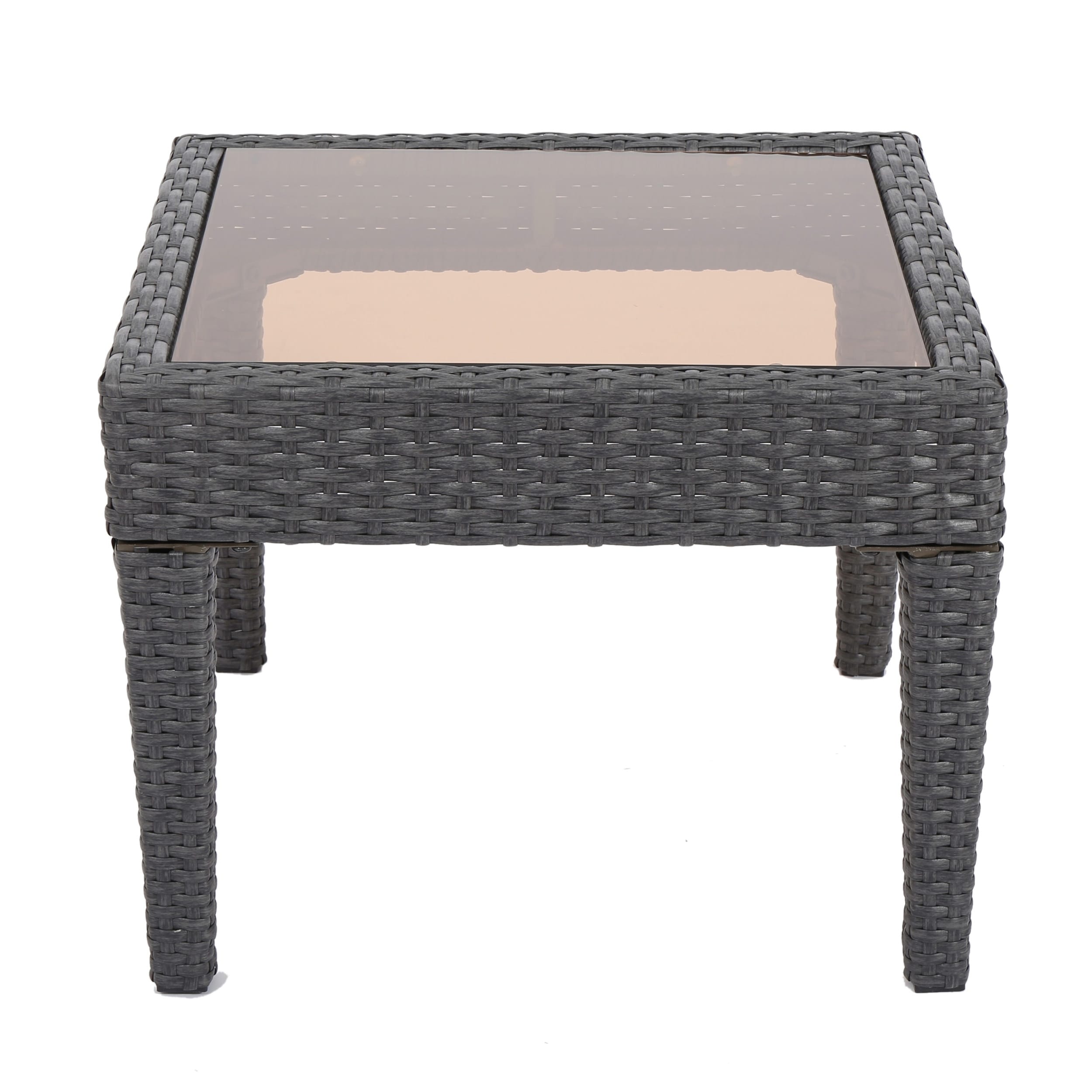 Christopher Knight Home Antibes Outdoor Wicker Side Table-image