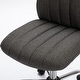 preview thumbnail 19 of 39, Home Office Desk Chair Task Chairs Swivel Ribbed Task Vanity Chair