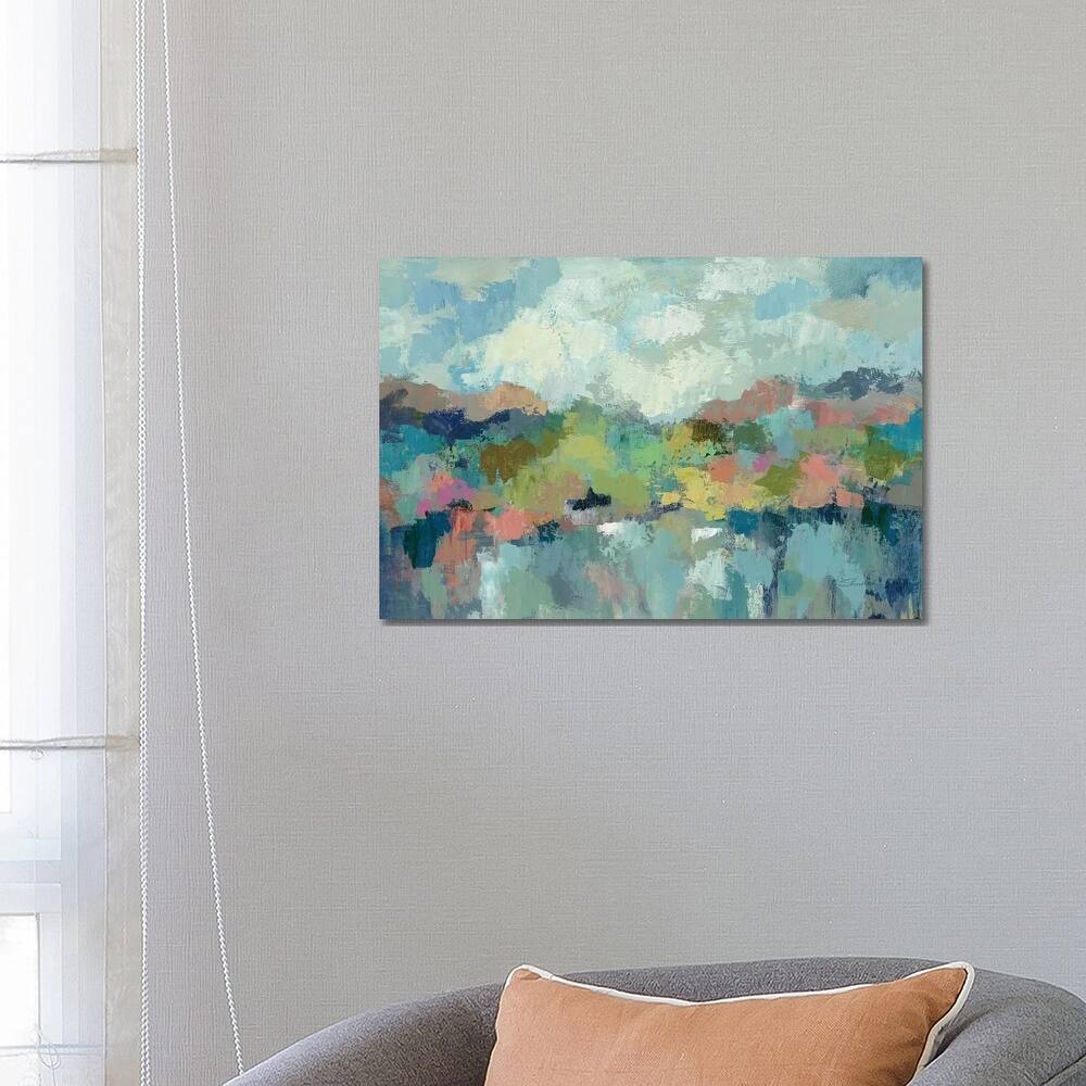 iCanvas "Abstract Lakeside" by Silvia Vassileva Canvas Print
