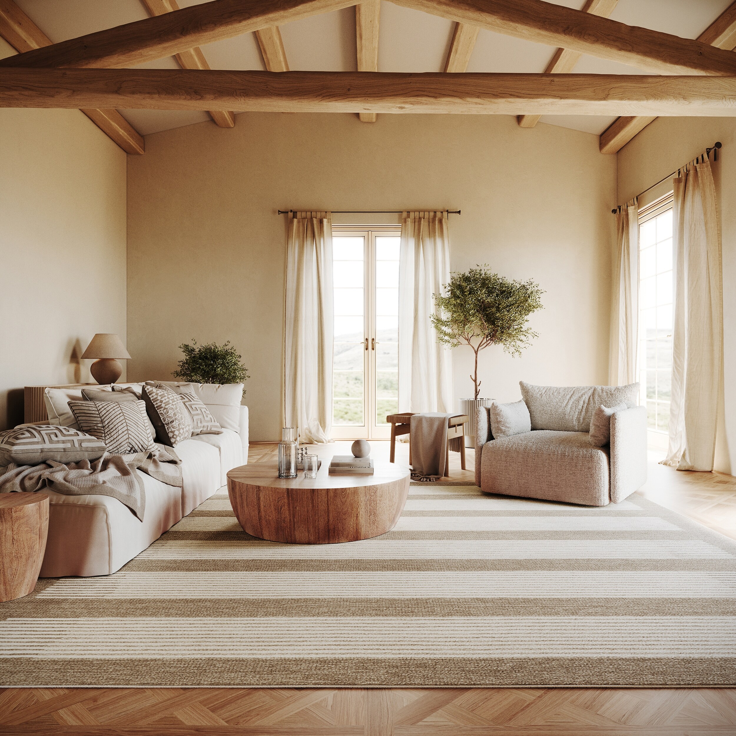 Nuloom Elisara Wool Modern Transitional Area Rug - On Sale