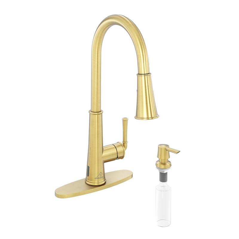 Pull Down Sprayer Kitchen Faucet with Touchless Sensor
