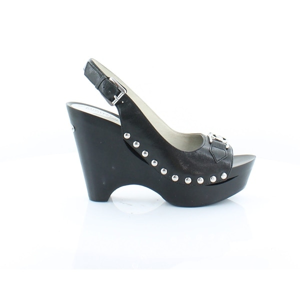 michael kors charm wedge sandals