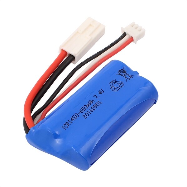 DC 7.4V 650mAh Recycle Charging Lithium Battery Pack for RC Airplane