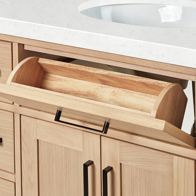 Ariel T042SCQOVO Hepburn 43" Free Standing Single Basin Vanity Set