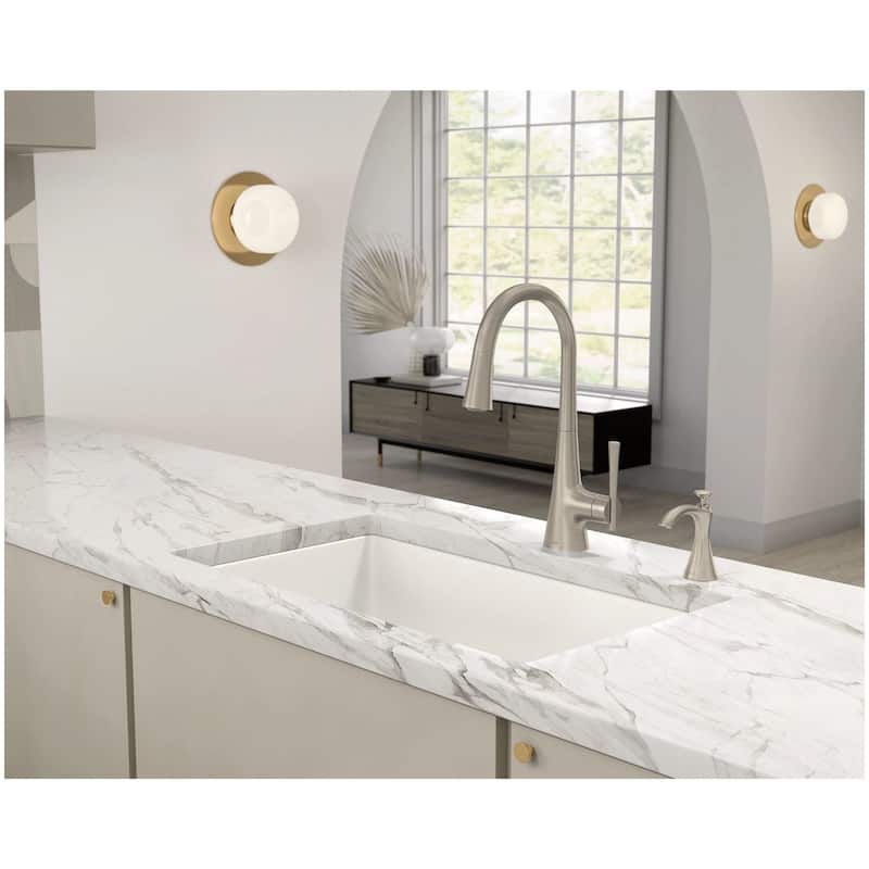 Moen Kurv 1.5 GPM Single Hole Pull Down Kitchen Faucet
