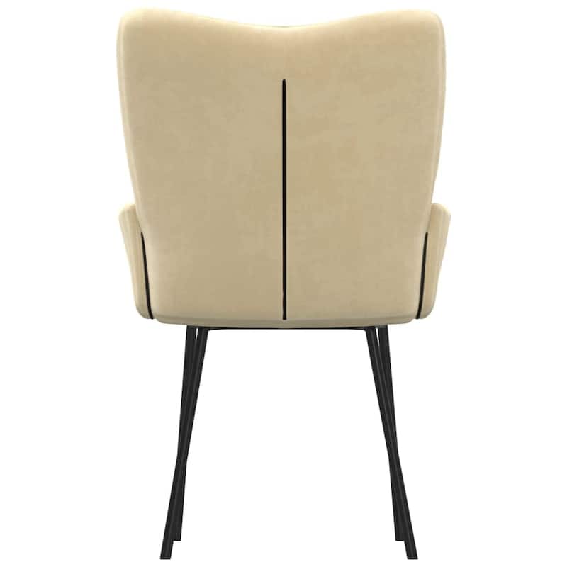 vidaXL Dining Chairs 2 Pcs Leisure Accent Armchair for Living Room Velvet - 21.7" x 22.4" x 32.1"