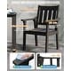 preview thumbnail 14 of 36, WINSOON 10-Piece HIPS All Weather Outdoor Patio Dining Sets with Umbrella Hole& Aluminum Frame,2-Table 8-Chairs