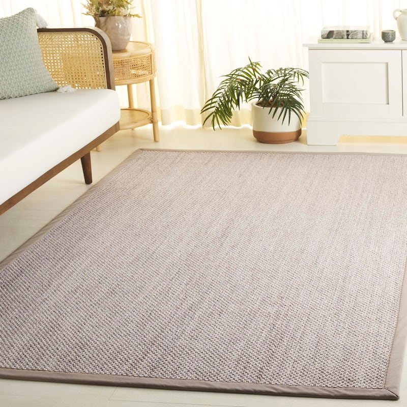 SAFAVIEH Natural Fiber Rosiane Farmhouse Sisal Rug - Marble/Beige - 5' x 8'