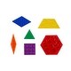 preview thumbnail 4 of 7, edxeducation Translucent Sensory Pattern Blocks