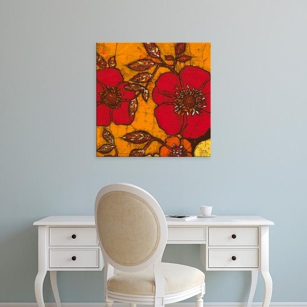 Easy Art Prints Andrea Davis's 'Fire Bloom II' Premium Canvas Art