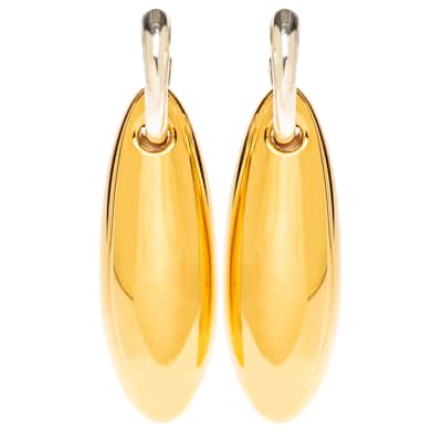 Bottega Veneta Small Ellipse Earrings