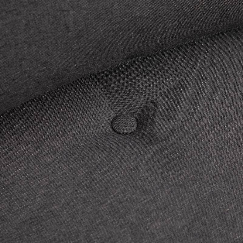 HOMCOM Convertible Flip Folding Upholstered Chair, Floor Lazy Sofa Bed