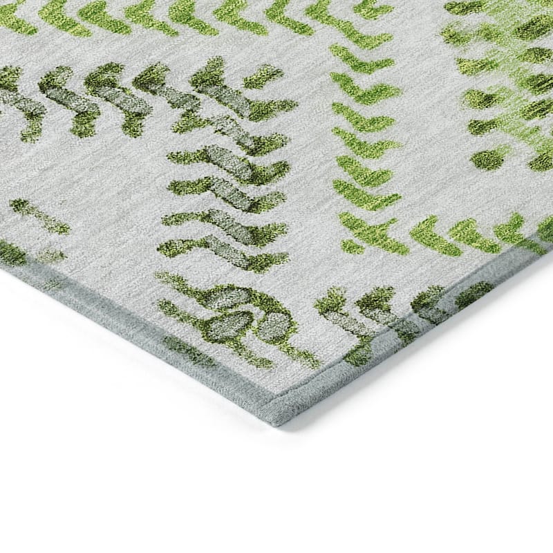 Machine Washable Indoor/ Outdoor Chantille Boho Global Rug