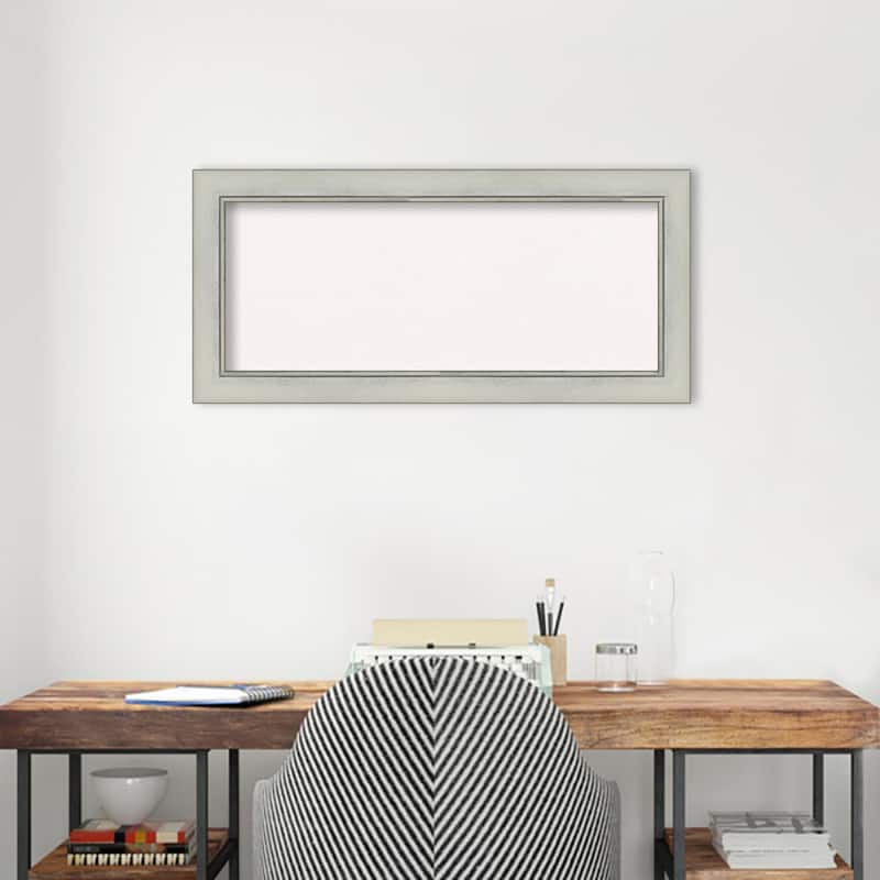 Flair Framed White Corkboard Bulletin Board