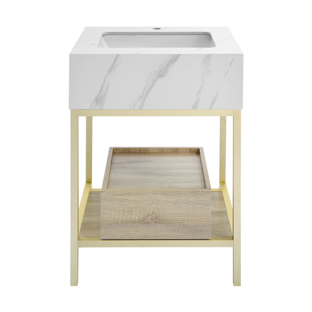Swiss Madison SM-BV720 Beau 21" Free Standing Single Basin Vanity Set