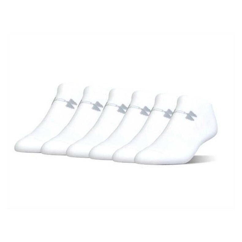ua charged cotton 2.0 no show socks