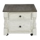 preview thumbnail 5 of 3, Signature Design by Ashley Havalance White/Gray Lift Top Cocktail Table - 26"W x 46"D x 20"H