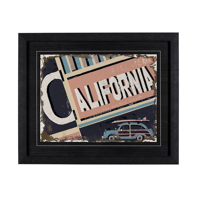 California Framed Art Print