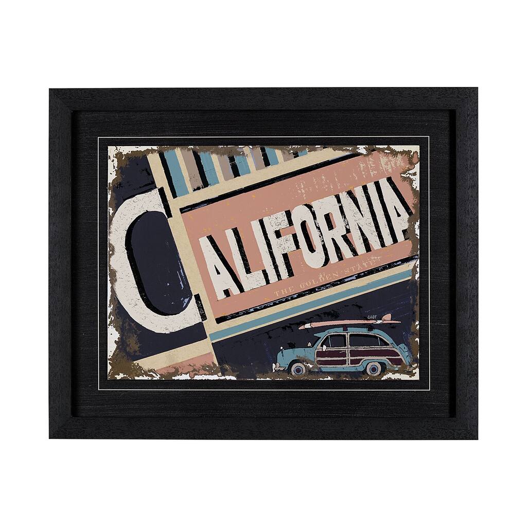 California Framed Art Print