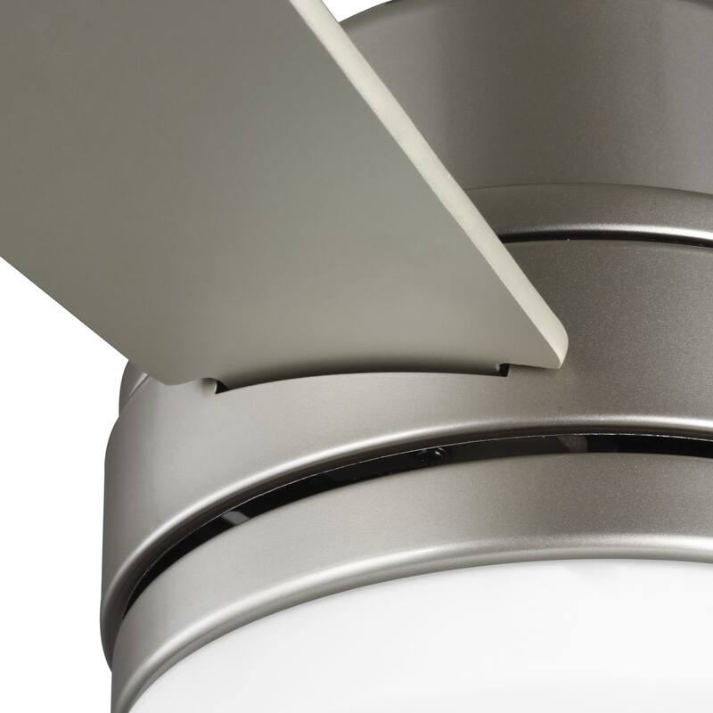 Trevina II Collection 52" Three-Blade Nickel Ceiling Fan - 15.75" x 52" x 52"