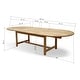 preview thumbnail 6 of 13, Amazonia FSC Teak Extendable Outdoor Patio Dining Set - 9piece