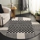 preview thumbnail 1 of 42, SAFAVIEH Handmade Genre Gunbritt Checkered Wool Rug