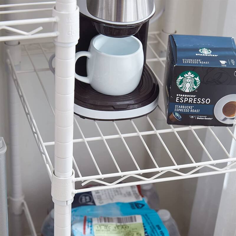 Suprima® Mini Shelf Supreme with Supreme Shelving - 4 Shelf Add On by DormCo