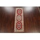 preview thumbnail 2 of 16, Traditional Geometric Oriental Kazak Wool Runner Rug Handmade Carpet - 1'11" x 5'11"