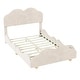 preview thumbnail 8 of 25, Fun Full Velvet Cloud Bed with Sturdy Pine Frame - Easy Assembly
