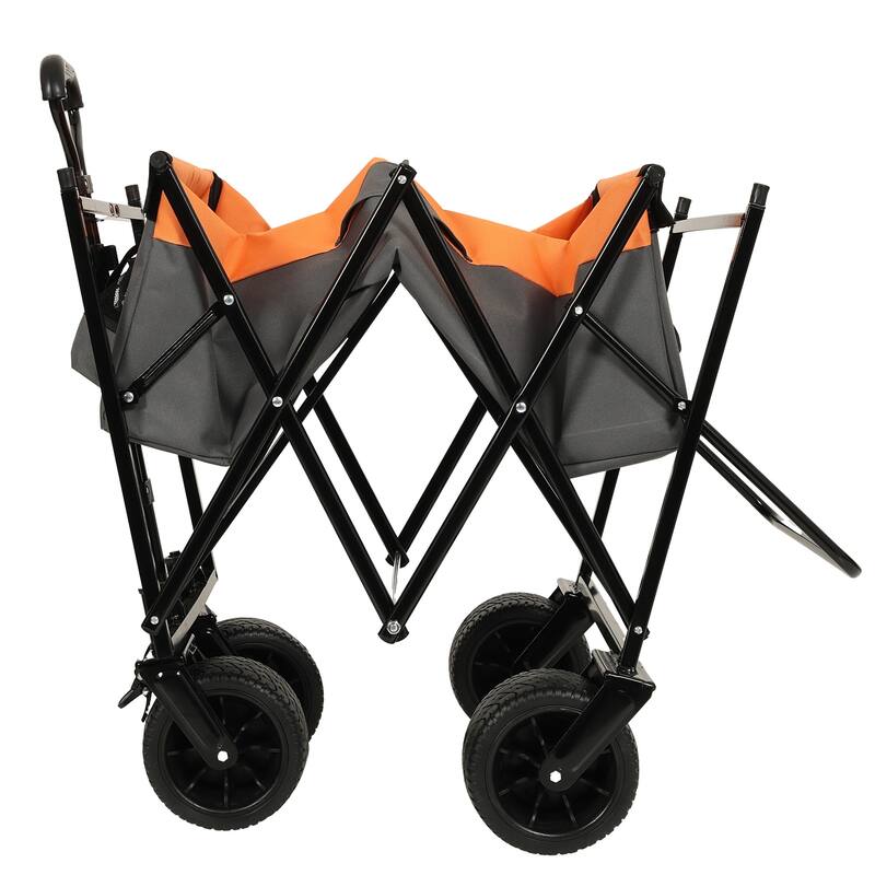 480 lb Folding Wagon Stroller with Canopy & Mosquito Net