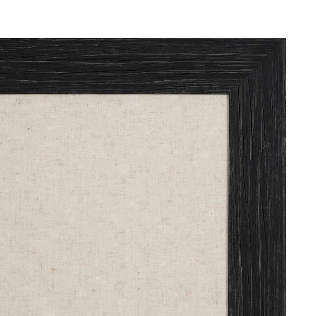 DesignOvation Beatrice Framed Linen Fabric Pinboard