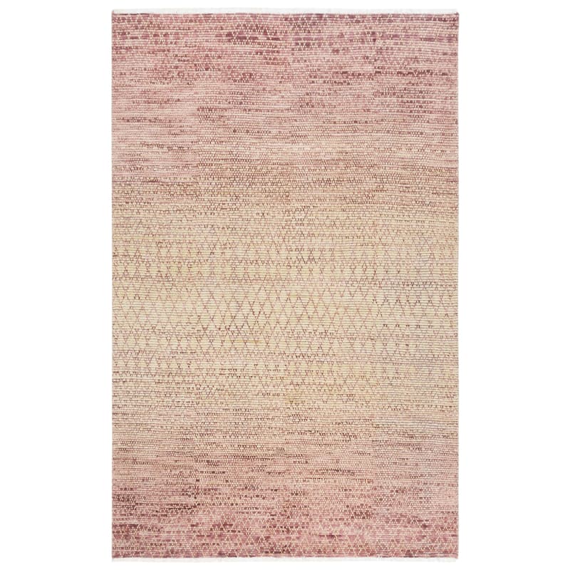 SAFAVIEH Hand-Knotted Nomad Bouchra Boho Wool Rug