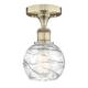 Option Antique Brass / Clear Deco Swirl