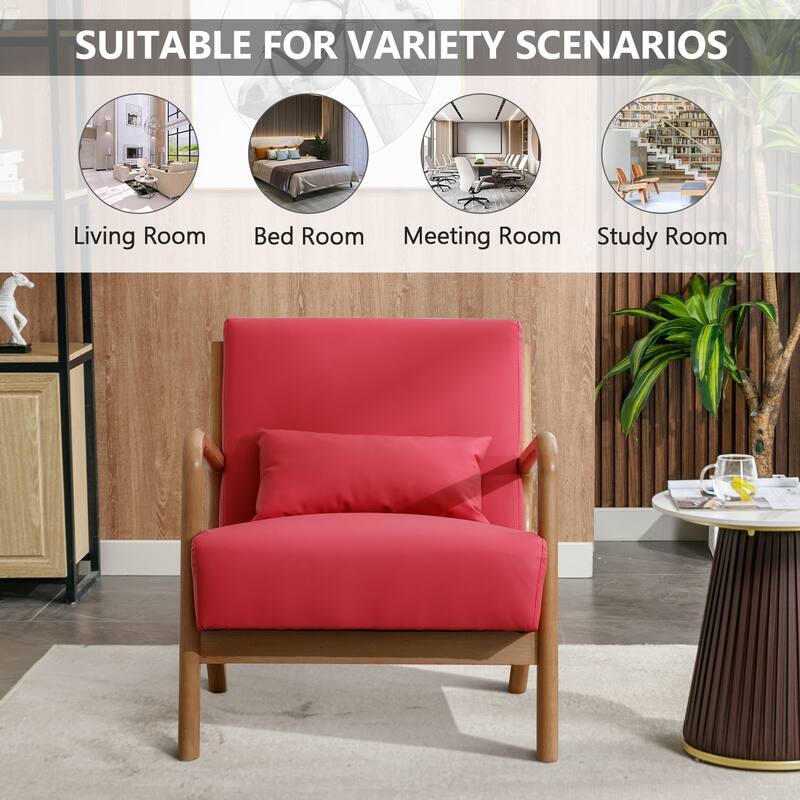Aston Modern Solid wood Accent Chair for Living Room