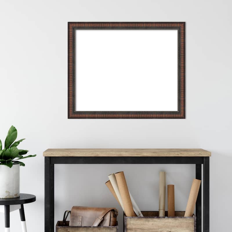 Amanti Art Caleb Brown Framed Dry Erase Magnetic Board