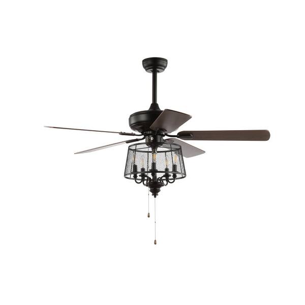 Safavieh Lighting Jonie 52 Inch Ceiling Fan And Light 52 W X 52 L X 32 H On Sale Overstock 28124182