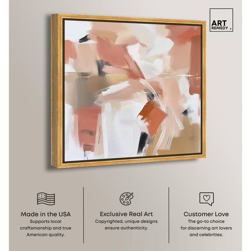 Rose and Rust I Canvas by Art Remedy