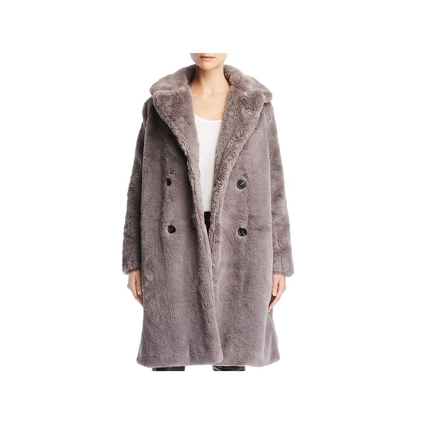 french connection faux fur coat