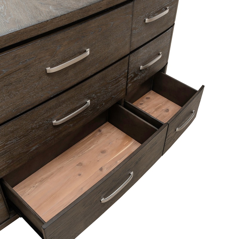 Liberty Furniture Cascade Falls Panel Bed, Dresser & Mirror, Chest, Night Stand - California King, King, Queen