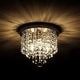 preview thumbnail 12 of 45, GetLedel Modern 5-Light Crystal Flush Mount Chandelier